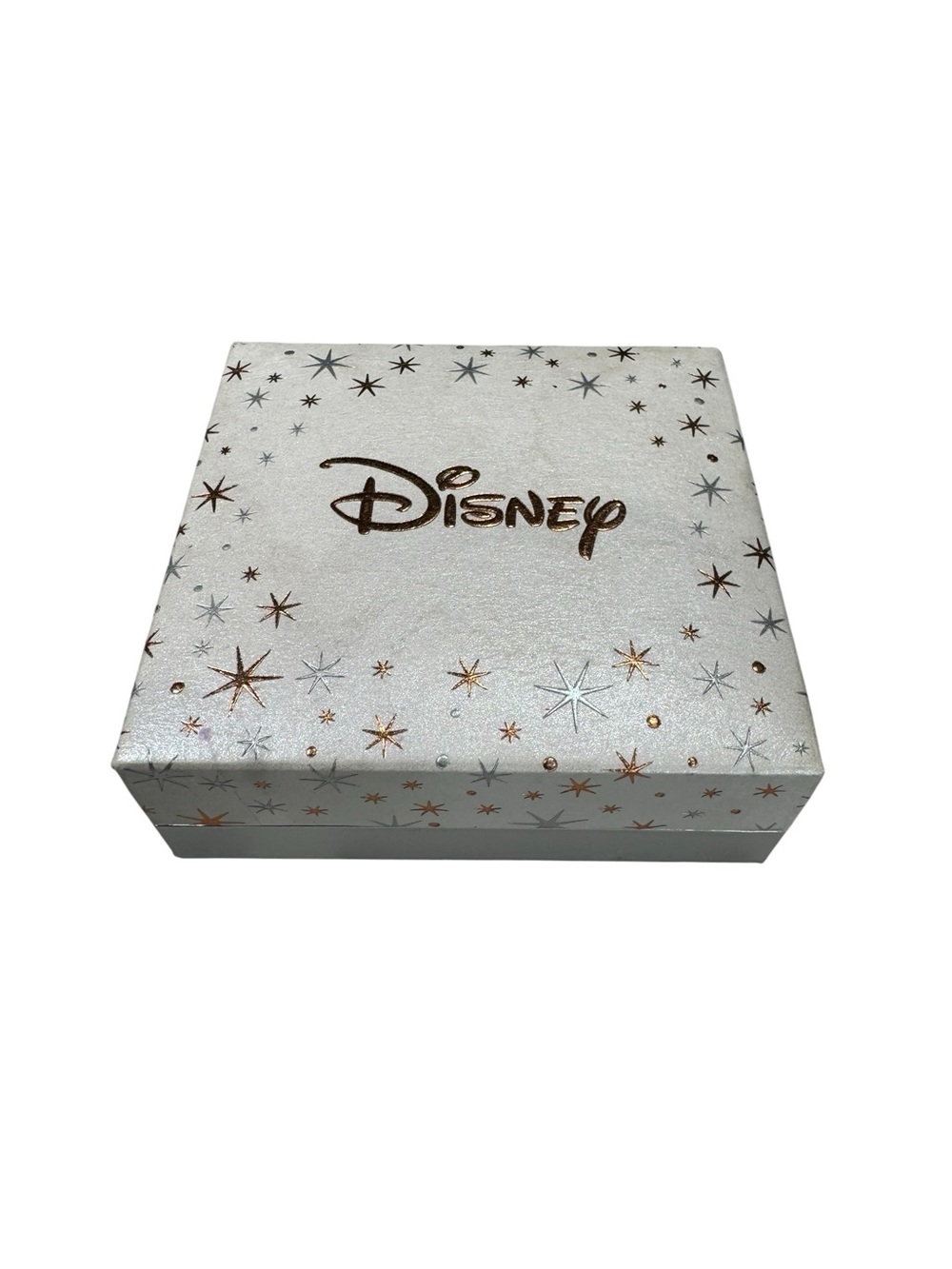Disney Minnie Mouse Pierced Crystal Hearts Silver Rose Gold Stud Earring Set - Picture 3 of 7